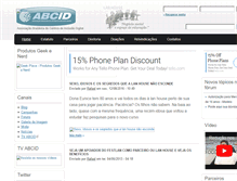 Tablet Screenshot of abcid.org.br